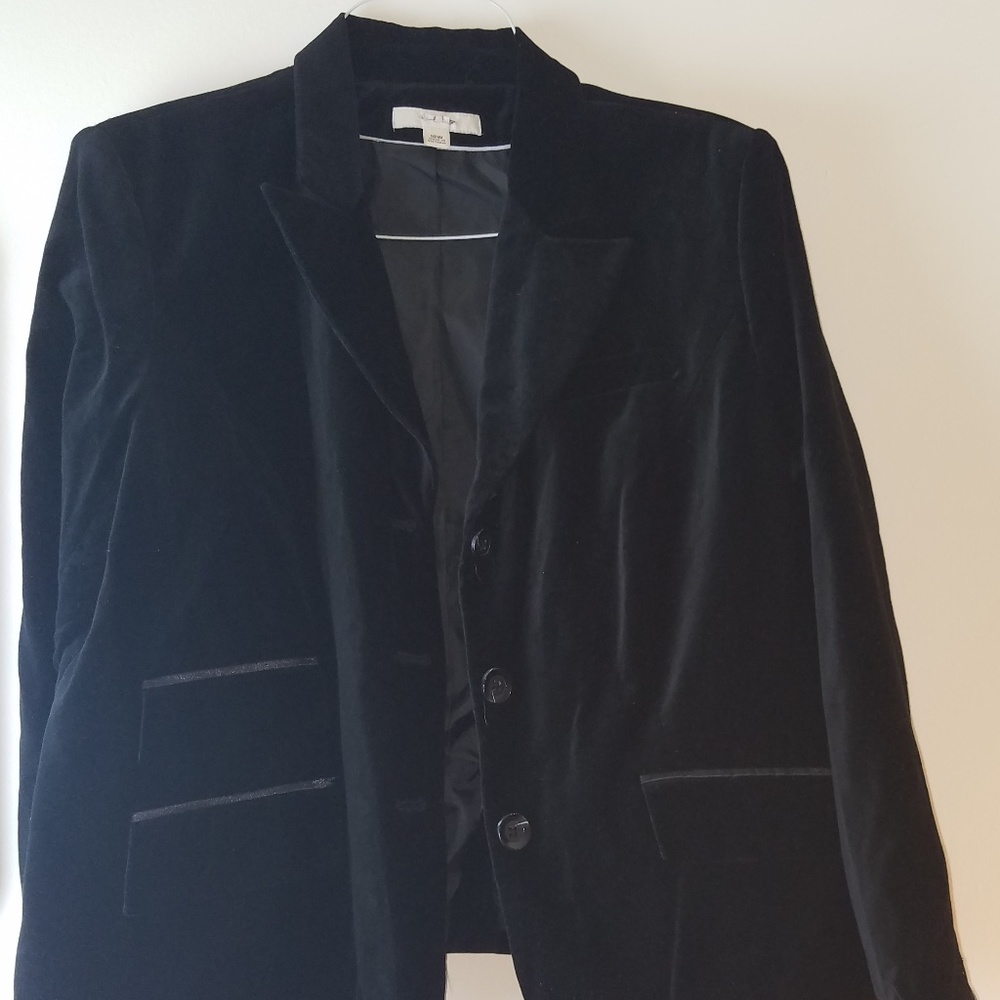 Black Suede Vintage Blazer